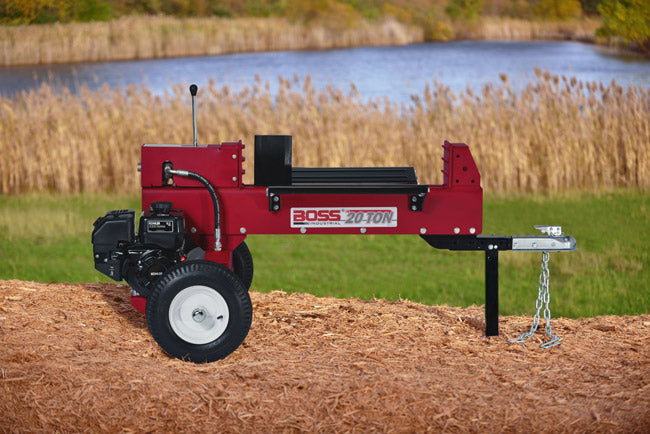 Boss Industrial 20-Ton Dual Action Gas Log Splitter